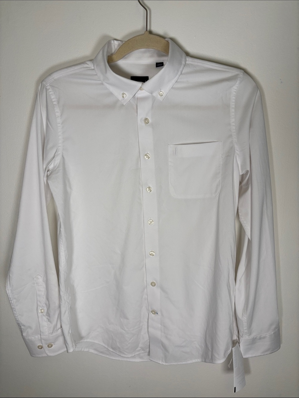 johnnie-O Boys Tradd Jr. Performance Button-Down Shirt – White – Size 14 NEW